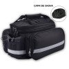 Alforge Impermeável para Bike – 18 Litros com Capa de Chuva